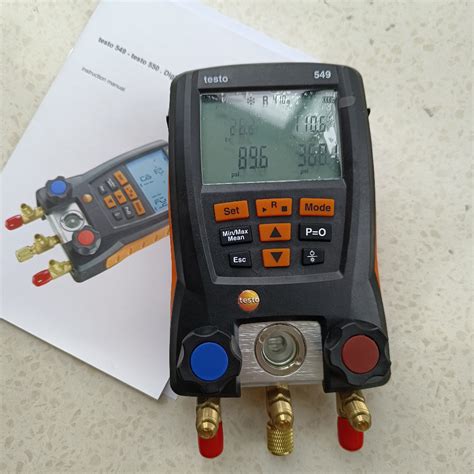 testo test gauge for hvac pressure drops|testo digital gauge set.